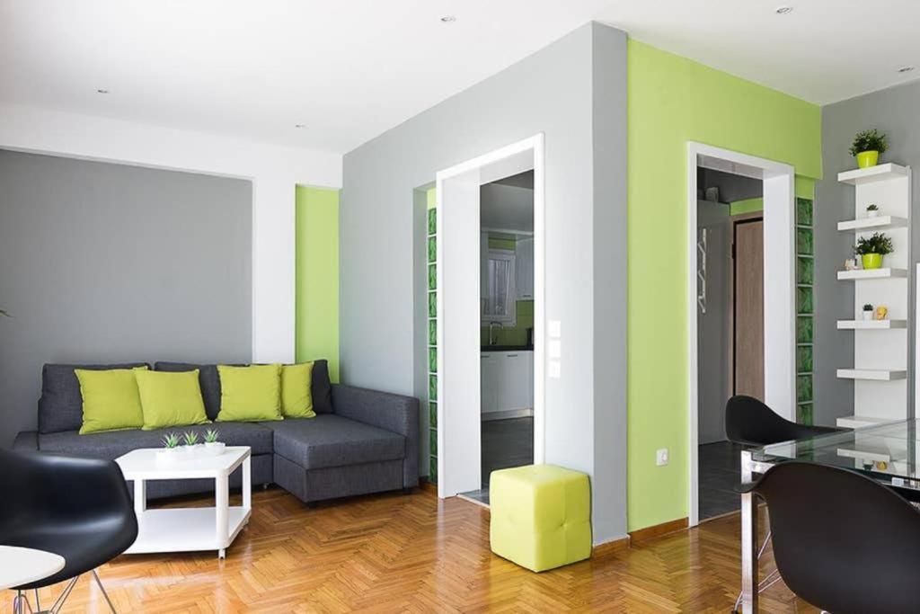 Apartmán Sunlit 2Br Oasis In Metaxourghio 3Min From Metro Atény Exteriér fotografie